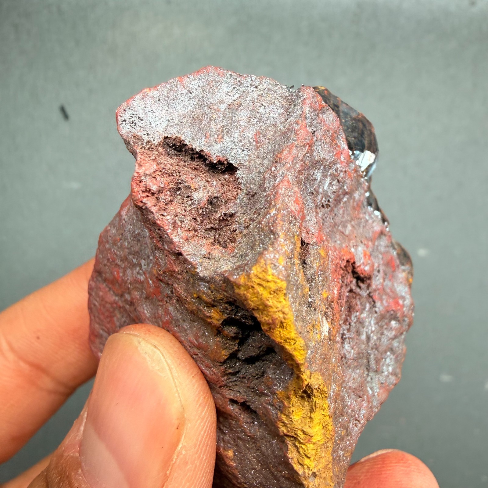 Botryoidal Hematite Specimen from Morocco 185g – Natural Iron Rose Formation