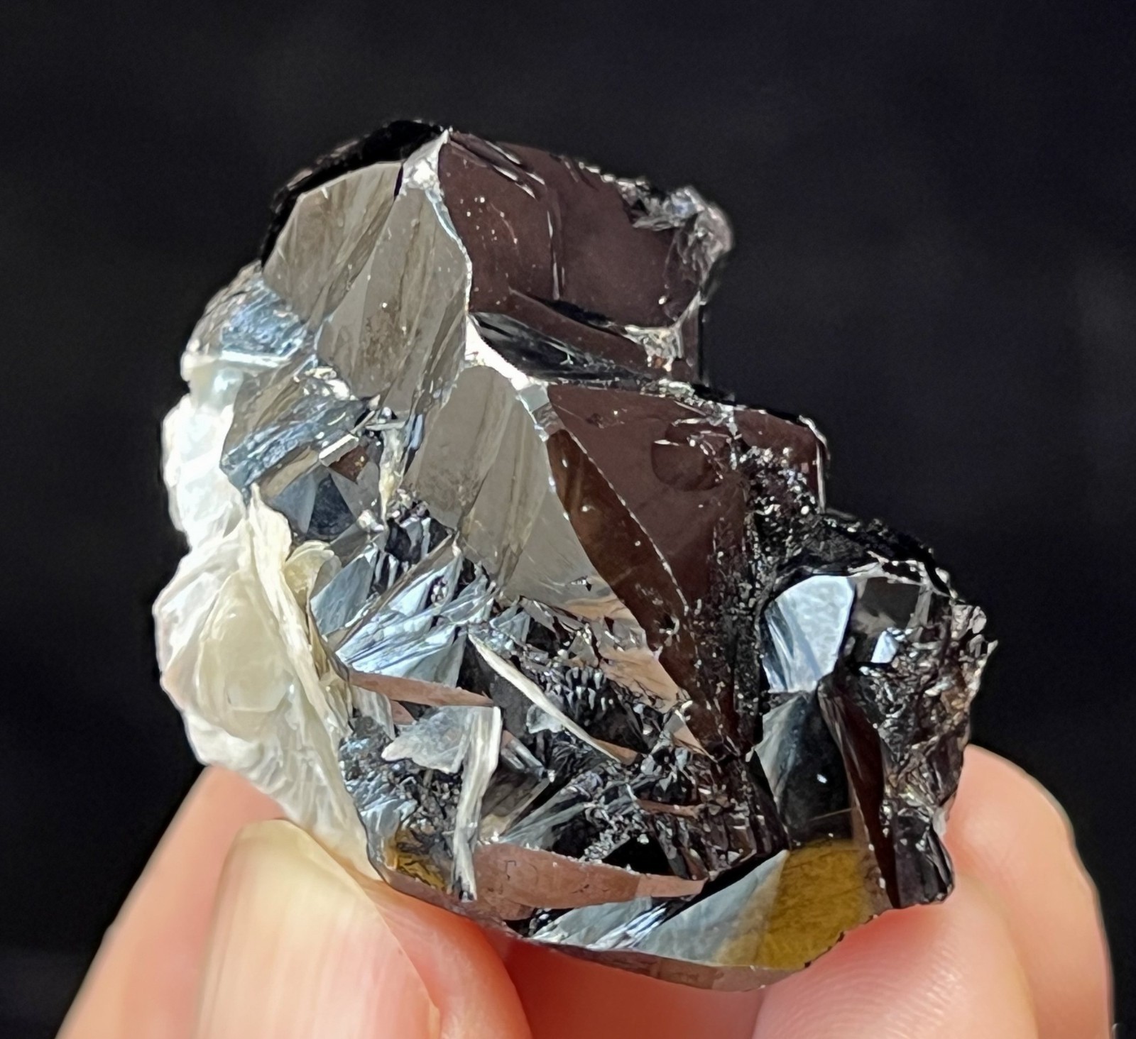 36mm 60g Bright Cassiterite with Muscovite, Natural Mineral Specimen