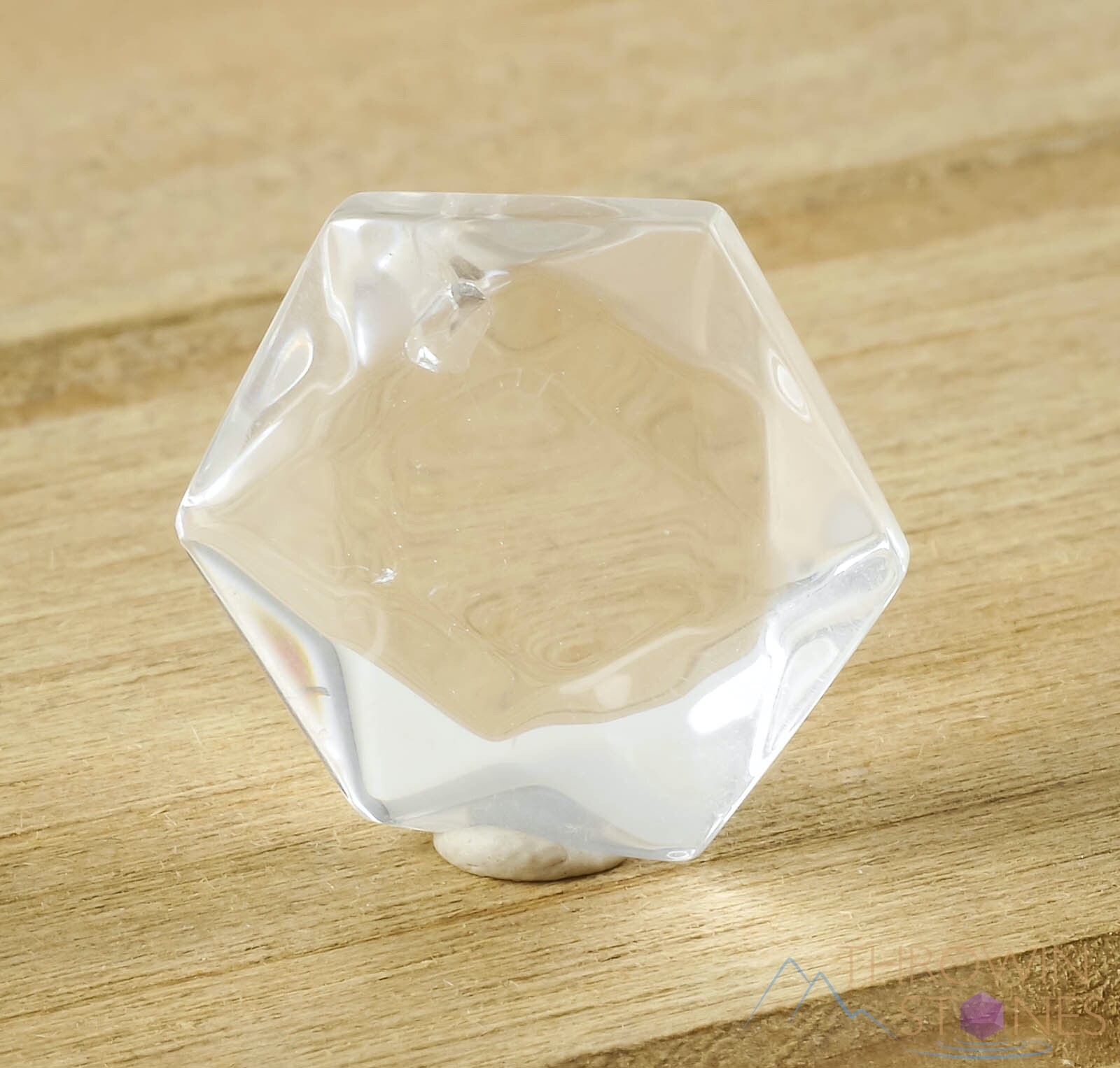 QUARTZ Crystal Prism Hexagon – Sacred Geometry Metaphysical Healing Stones E0127