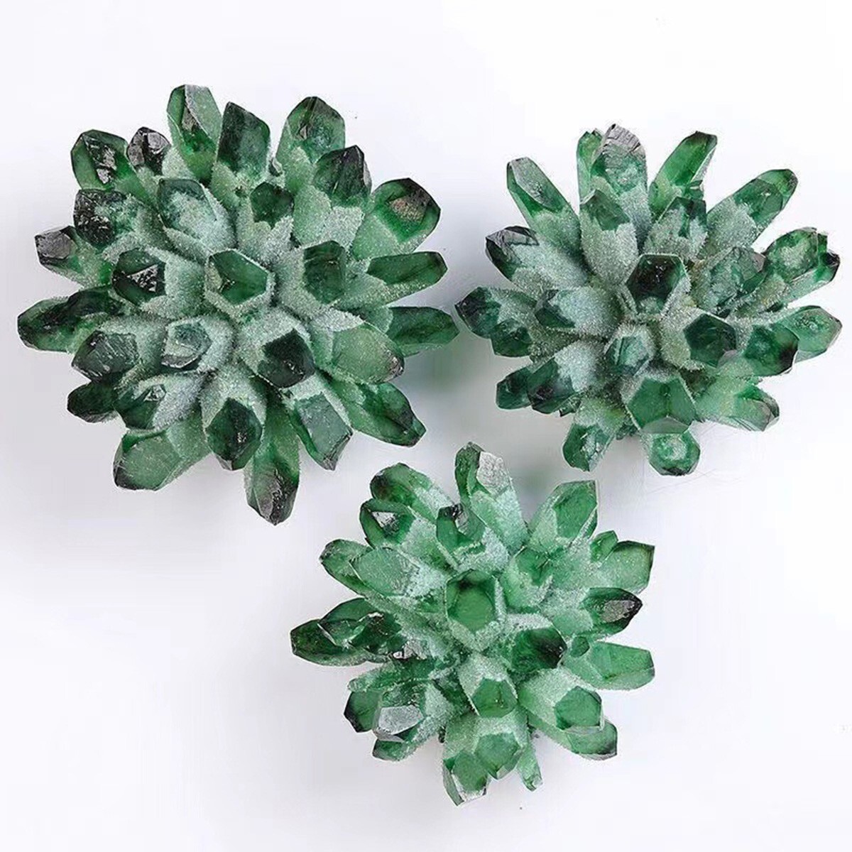 200g+Rare Large Raw Green Phantom Quartz Crystal Cluster Quartz Mineral Specimen