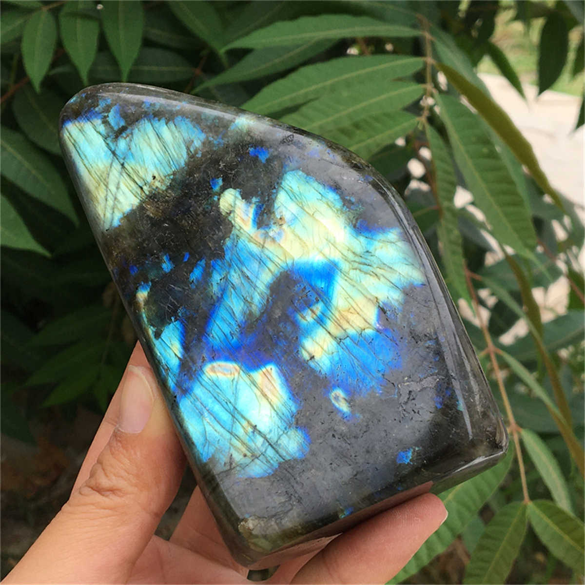 760g Natural Labradorite Mineral Quartz Crystal Mineral Reiki healing