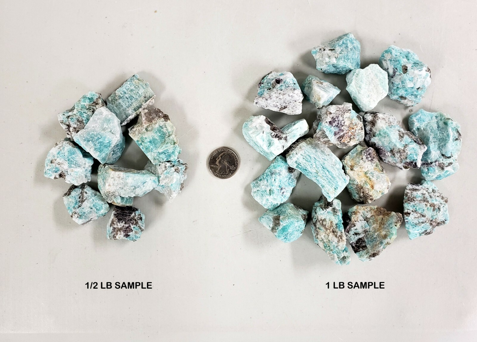 Raw Amazonite Crystal – Bulk Wholesale Rough Stones – Amazonite Gemstone Brazil