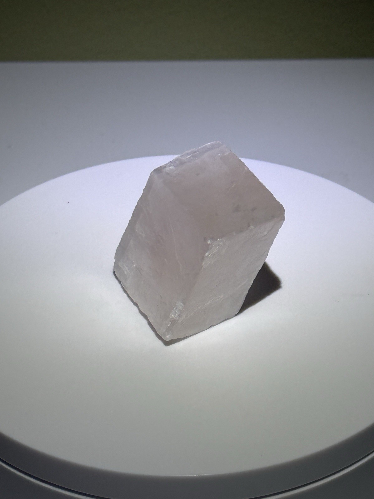 RADIANT Iceland Spar Calcite Crystal Specimen w/ Terlingua-like Fluorescence