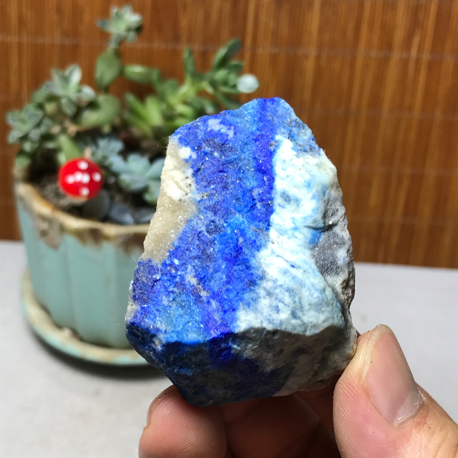 73g Natural lapis lazuli Crystal gemstone Rough Mineral Specimen healing A6065