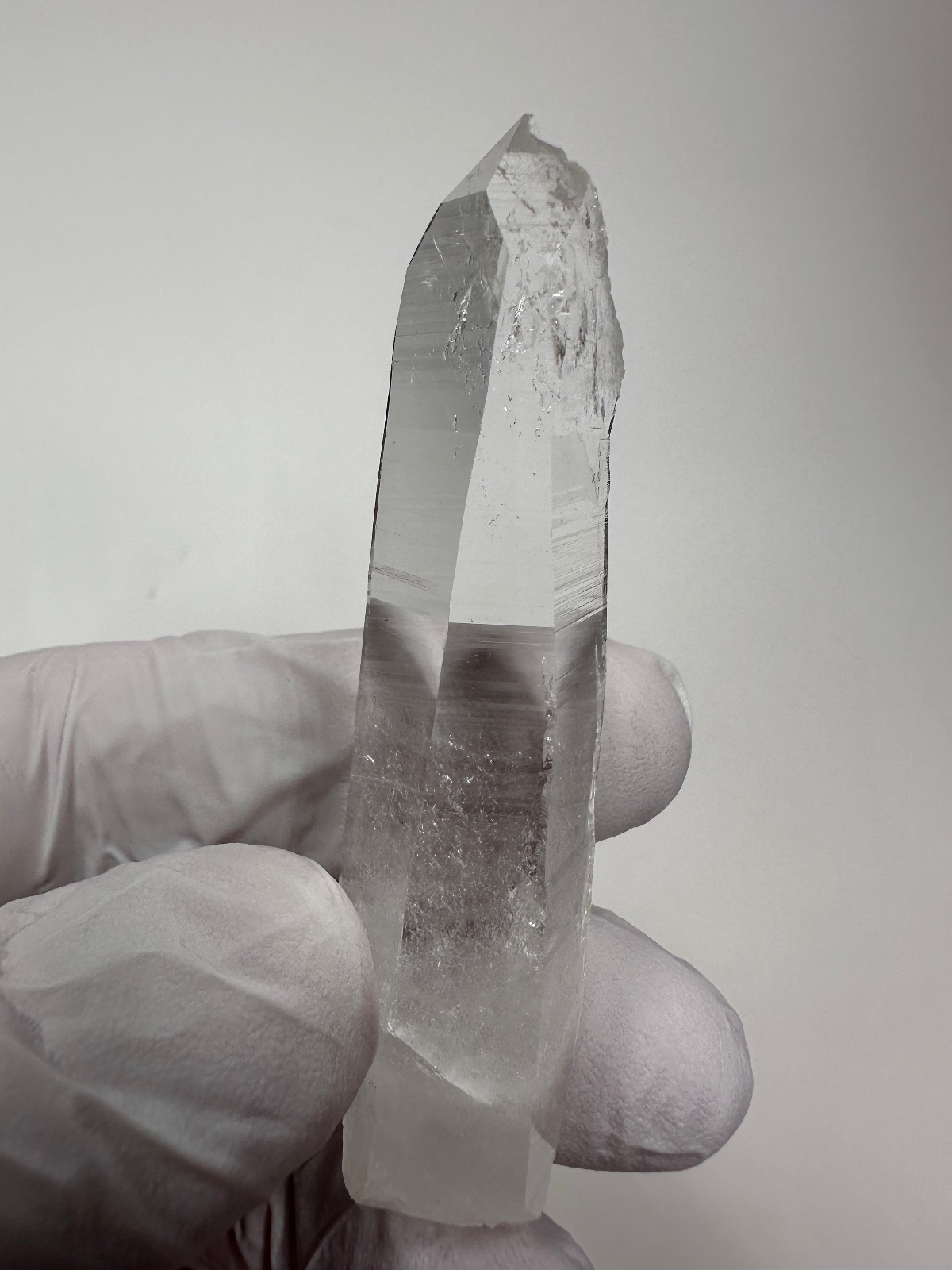 Clear Colombian Lemurian Quartz Crystal Point