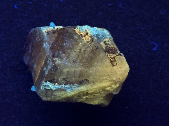 MULTICOLOR A++ FLUORESCENT CALCITE , HIDALGO MINING DISTRICT, ZIMAPAN, MEXICO