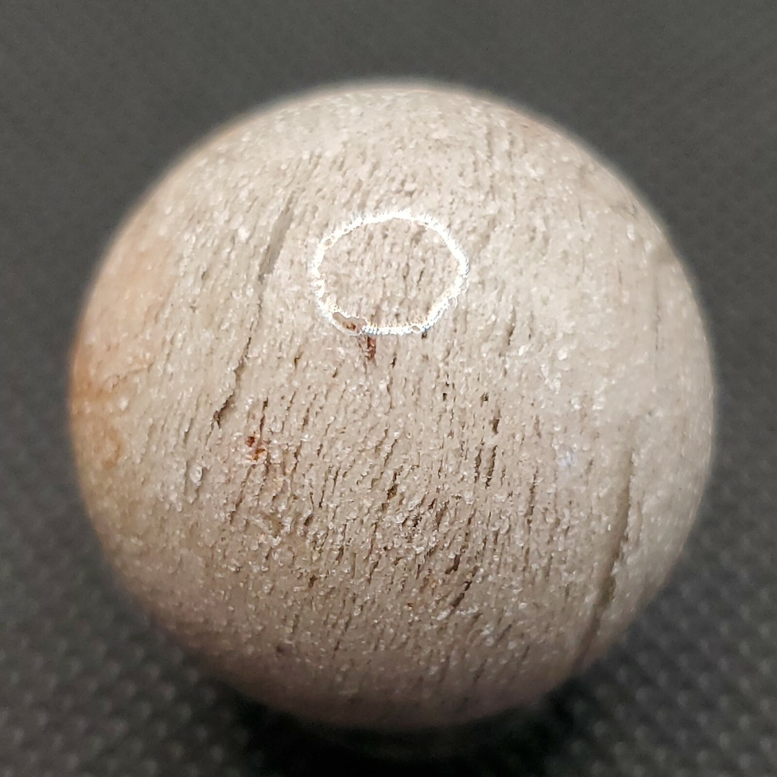 Amphibole Thousand Multi Layer Quartz Sphere Ball Orb Marble 27.2mm, 34g