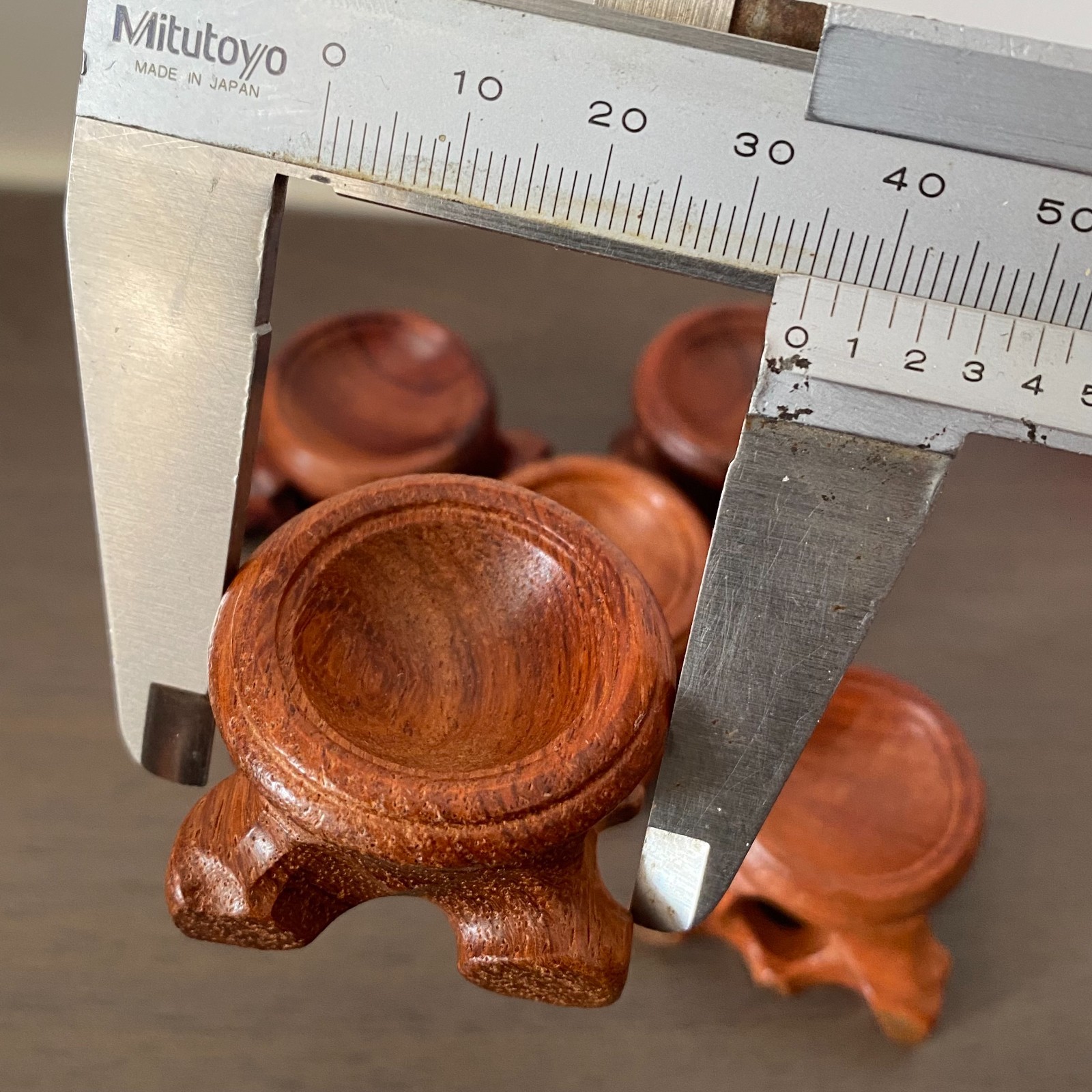 5pcs Wood Display Stand Crystal Ball Sphere Globe Stone Holder
