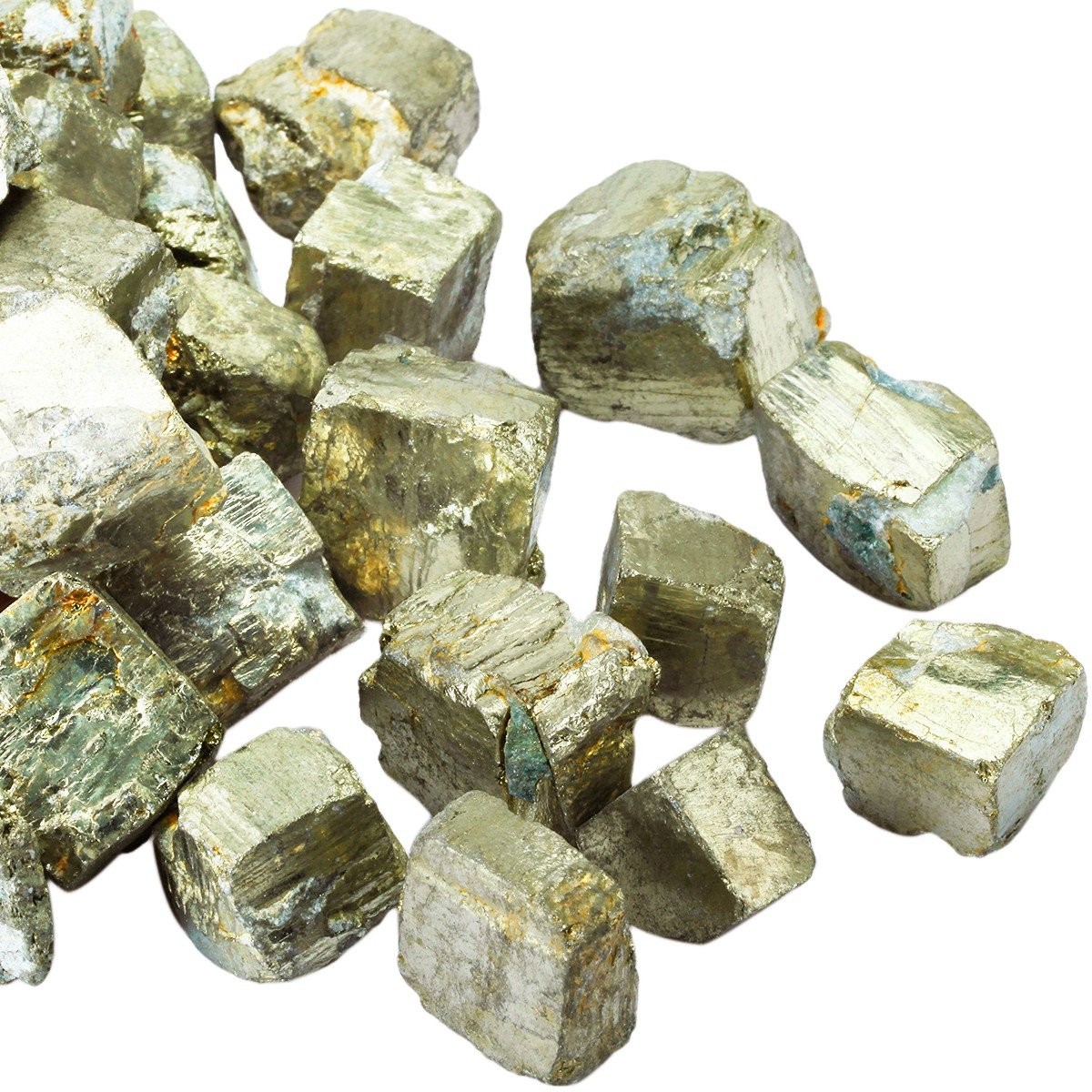 Natural Iron Pyrite Crystals for Cabbing, Tumbling, Cutting, Reiki Healing