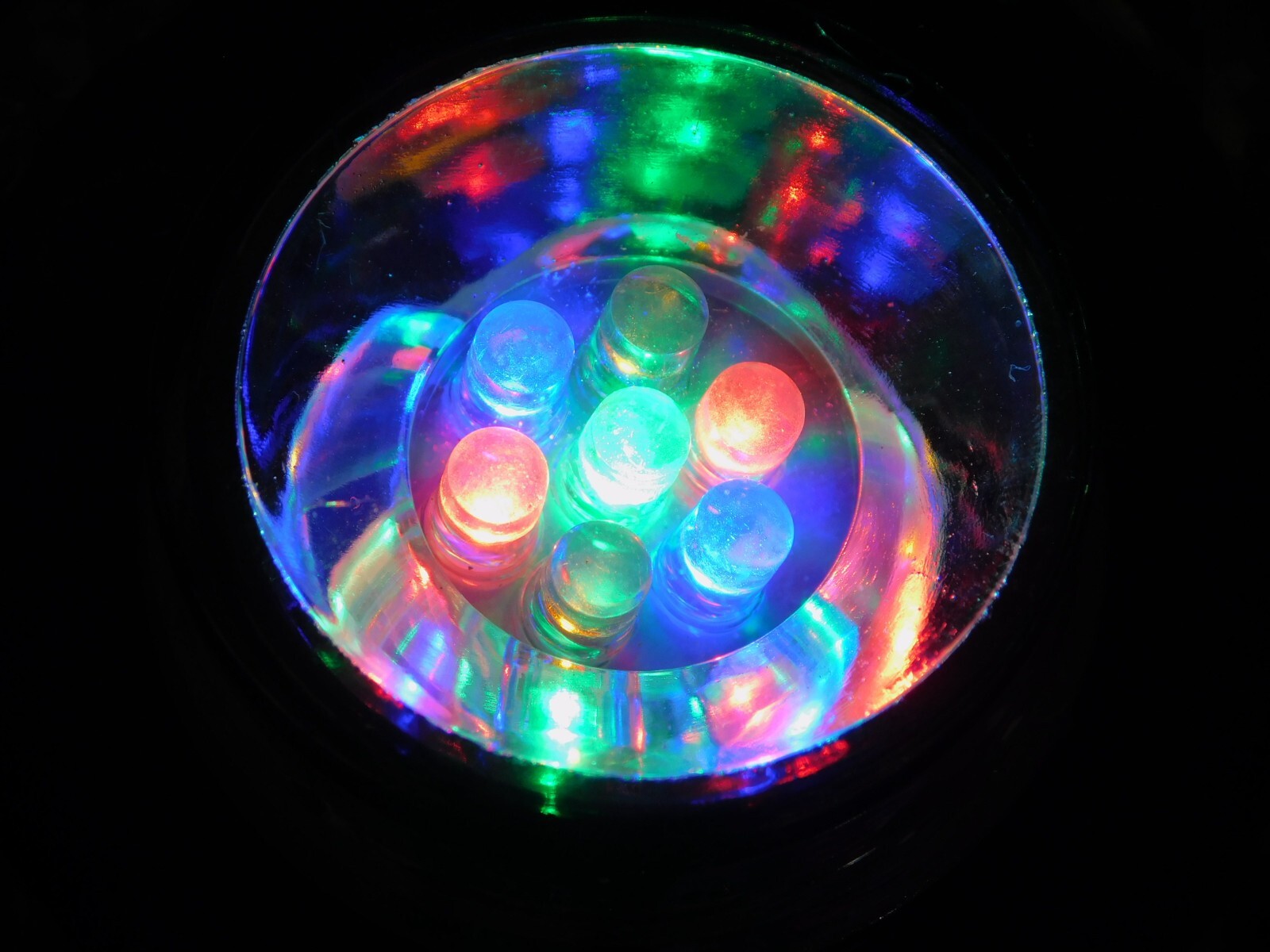 Clear Acrylic LED Lighted Display STAND With MULTI-COLOR Lights
