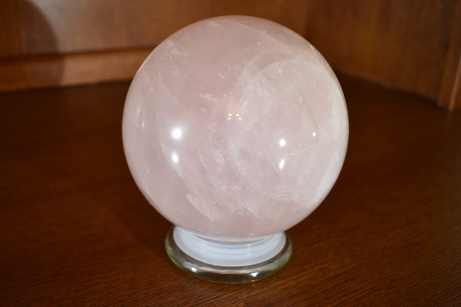 Rose Quartz sphere 4626 grams 149 mm