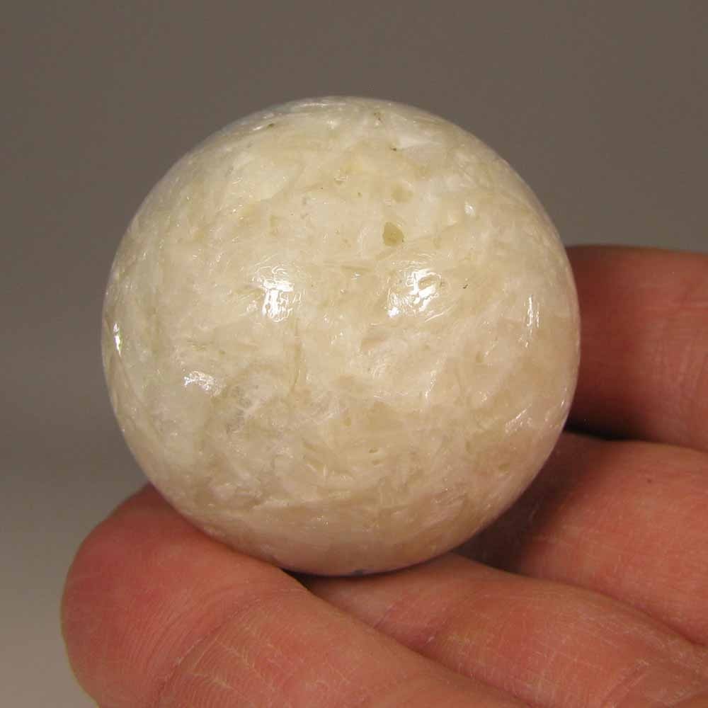 38mm Blue Ice GLACIERITE Sphere Ball w/ Stand – Indonesia