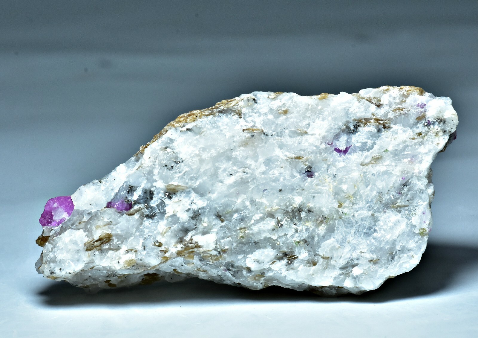 416 CT Excellent Quality Top Lustrous Ruby Crystal w/ Phlogopite Mica On Matrix