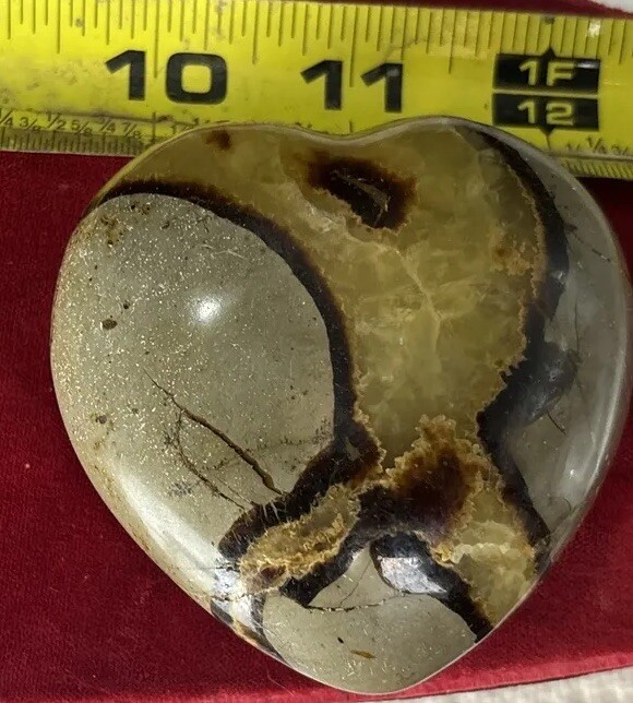 2 1/2 inch septarian nodule puffy heart