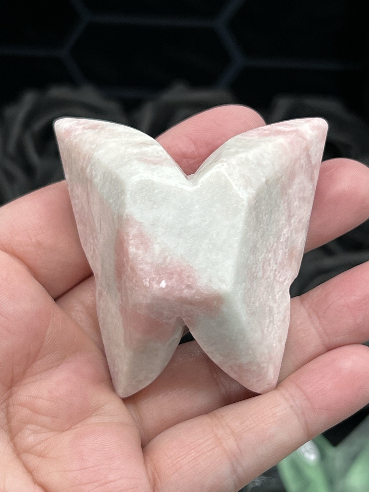 Natural Crystal Mixed Material 3D Butterflies Standing Free ship & Gift