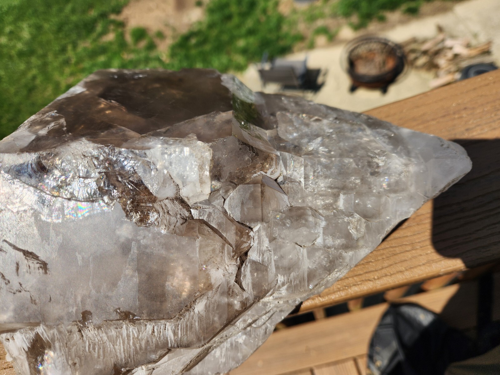 Massive Skeletal quartz scepter