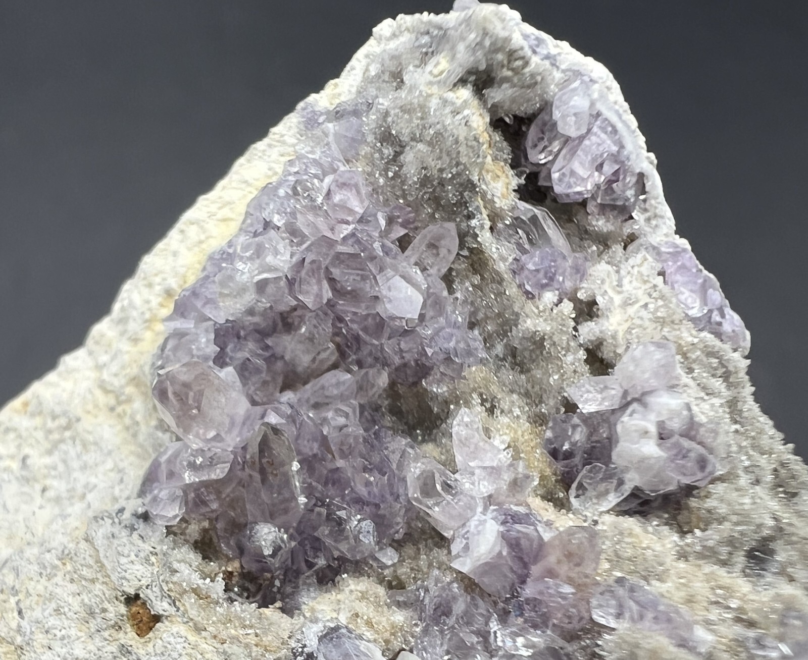 Lovely Amethyst Crystals with Quartz, Shamrock Mine, Churchill Co., Nevada