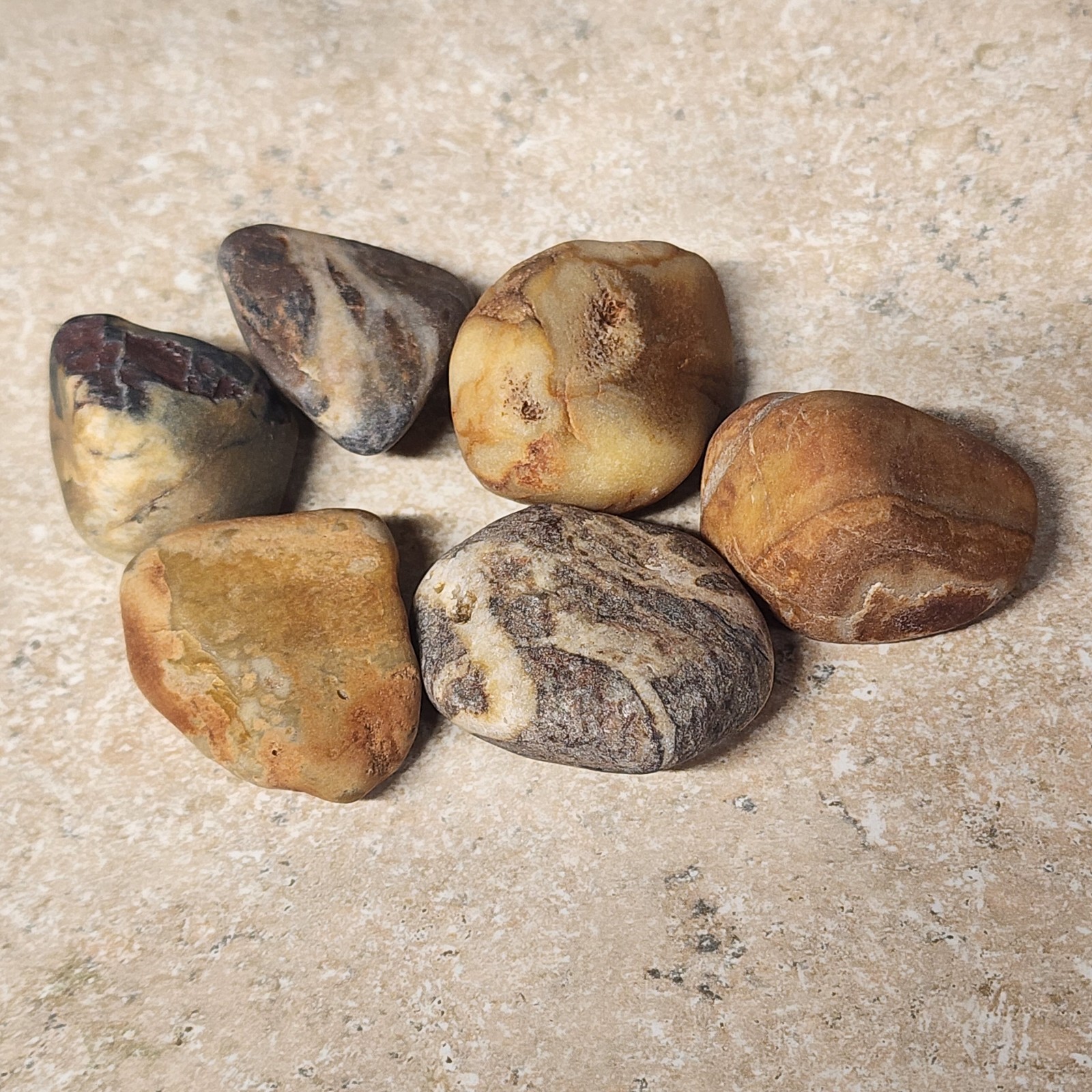 6 – Lake Superior Agates (Michigan) Rough / NOT Polished