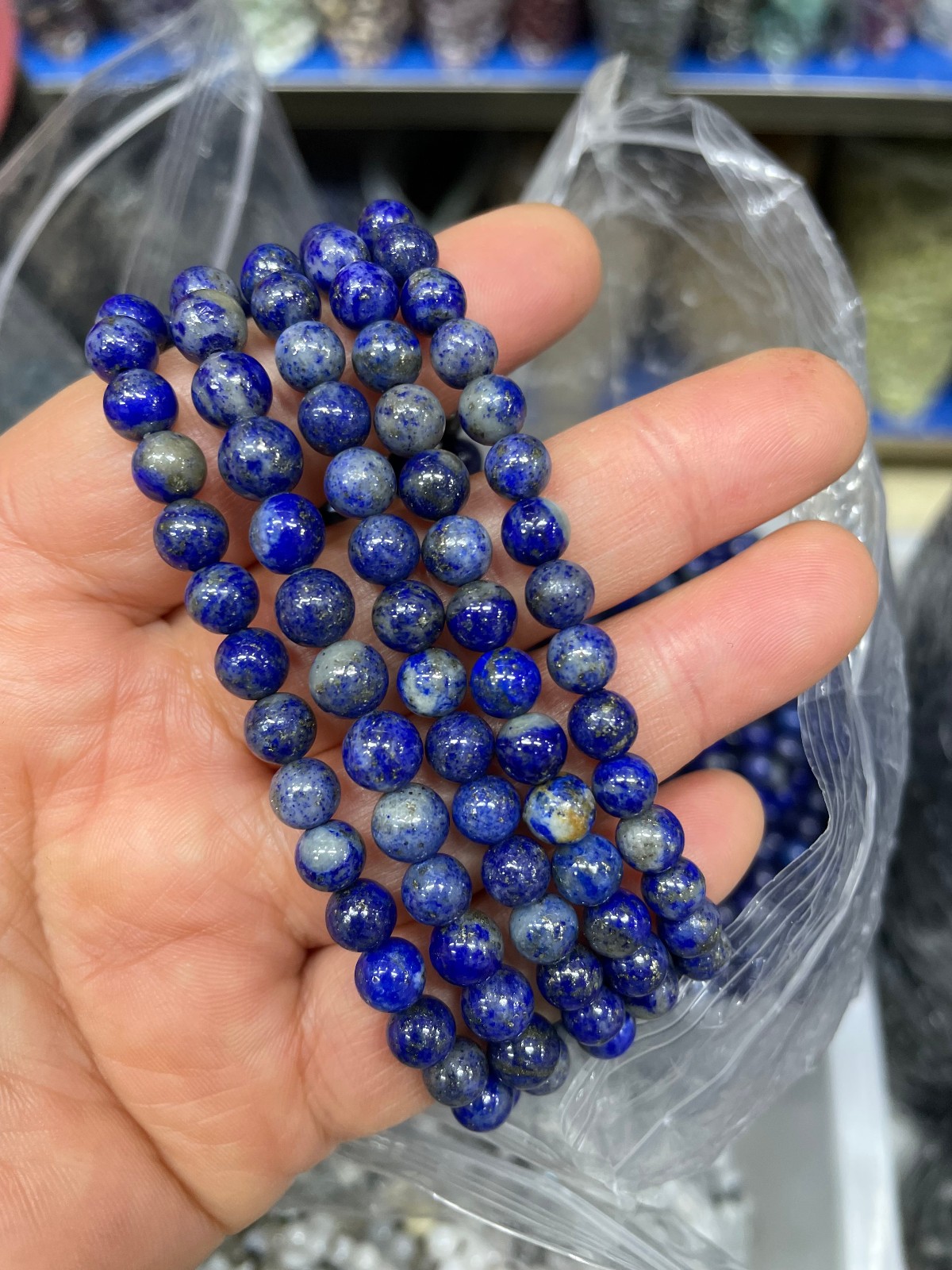 6mm 10pcs Wholesale Natural Lapis Lazuli Crystal Healing