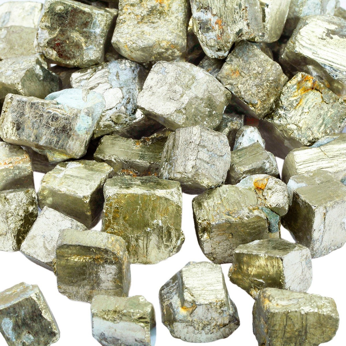 Natural Iron Pyrite Crystals for Cabbing, Tumbling, Cutting, Reiki Healing
