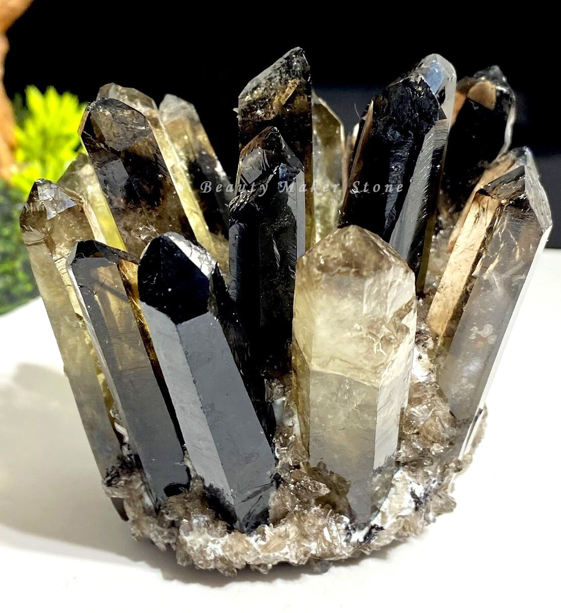 2025 300G New Find Large Smoky Quartz Crystal Healing Cluster Rocks Specimens