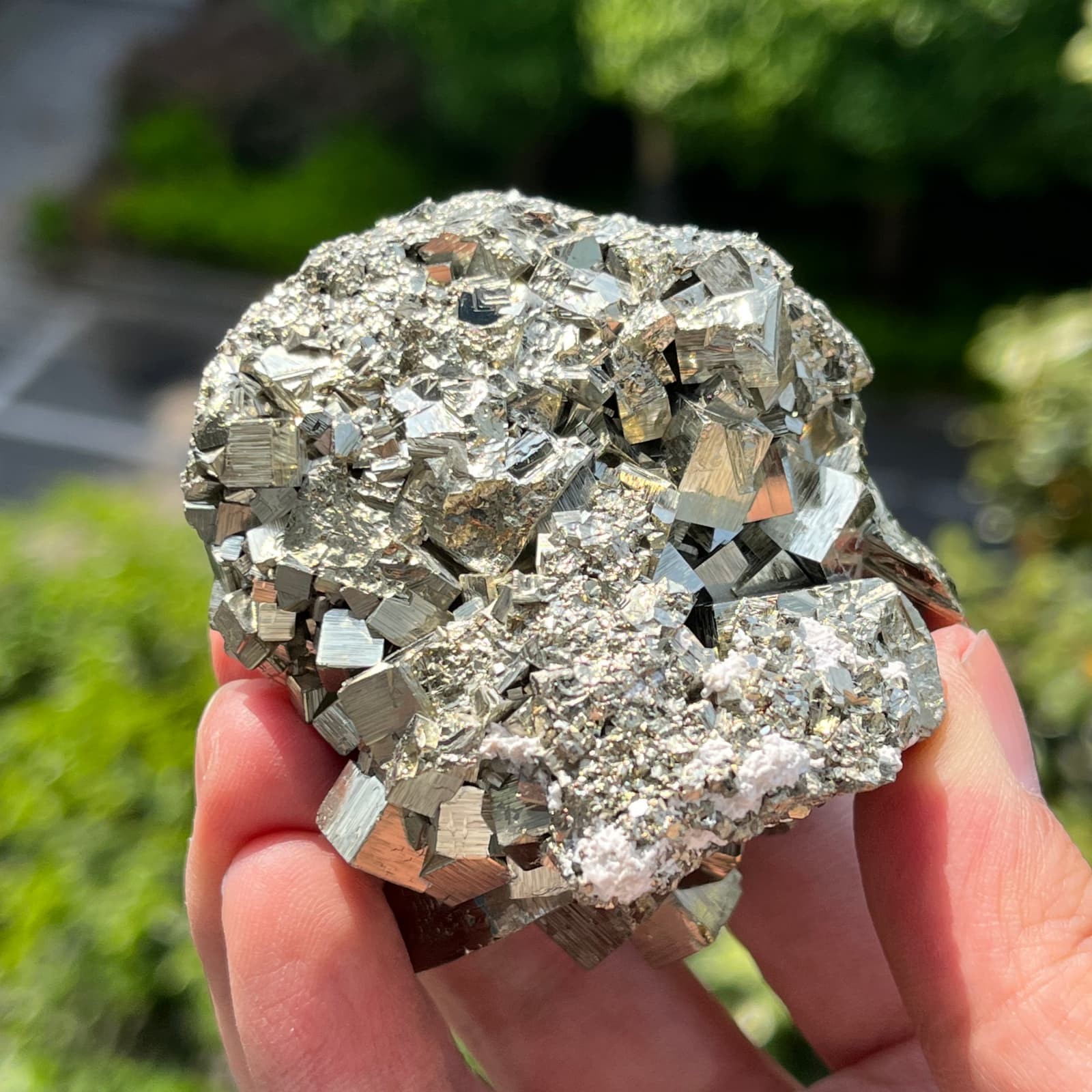 430g A+Natural Pyrite Cubic Mineral Specimen Crystal Cube Healing Home Decor
