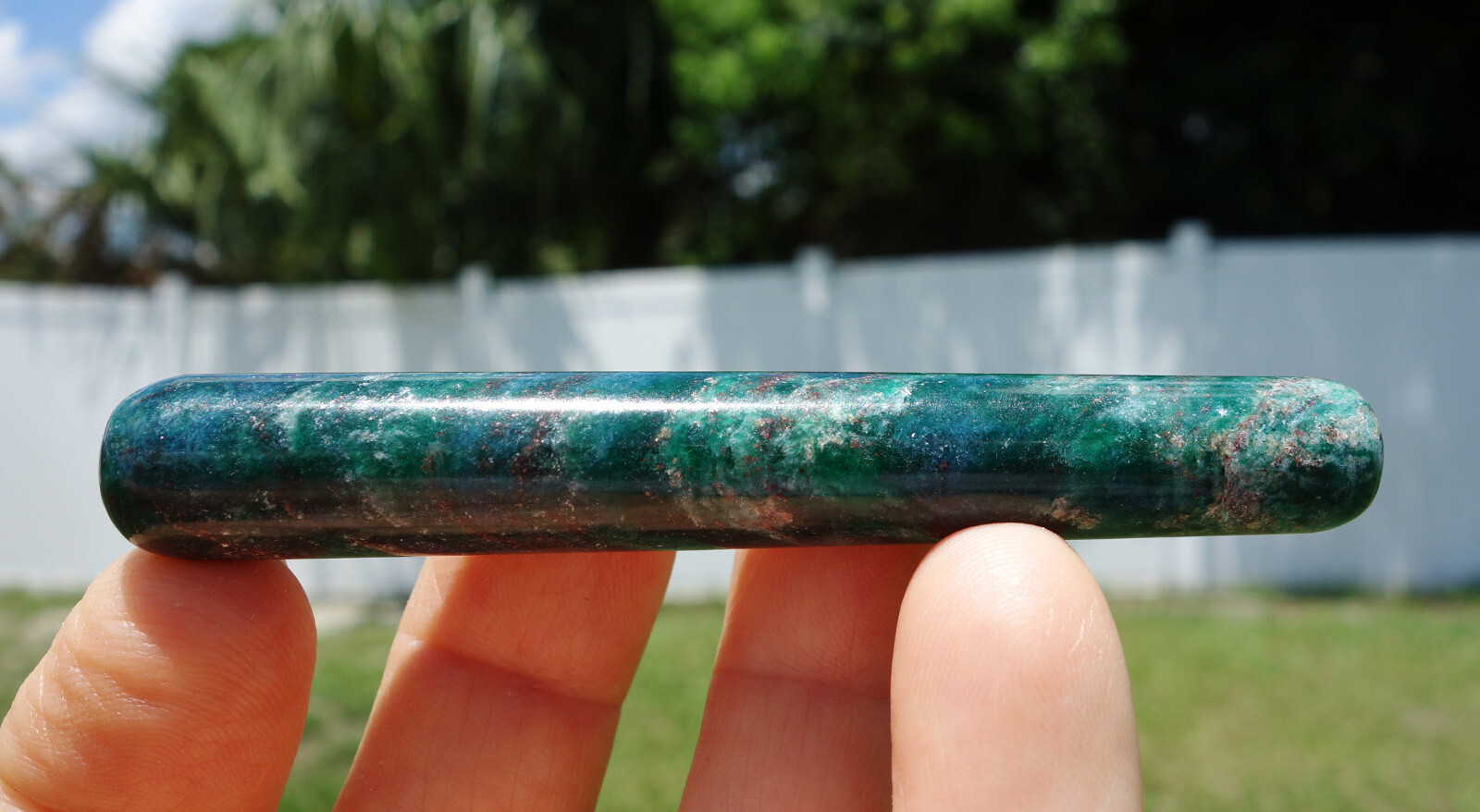Fantastic Rare Green EMERALD Quartz Crystal MASSAGE Wand For Sale Brazil