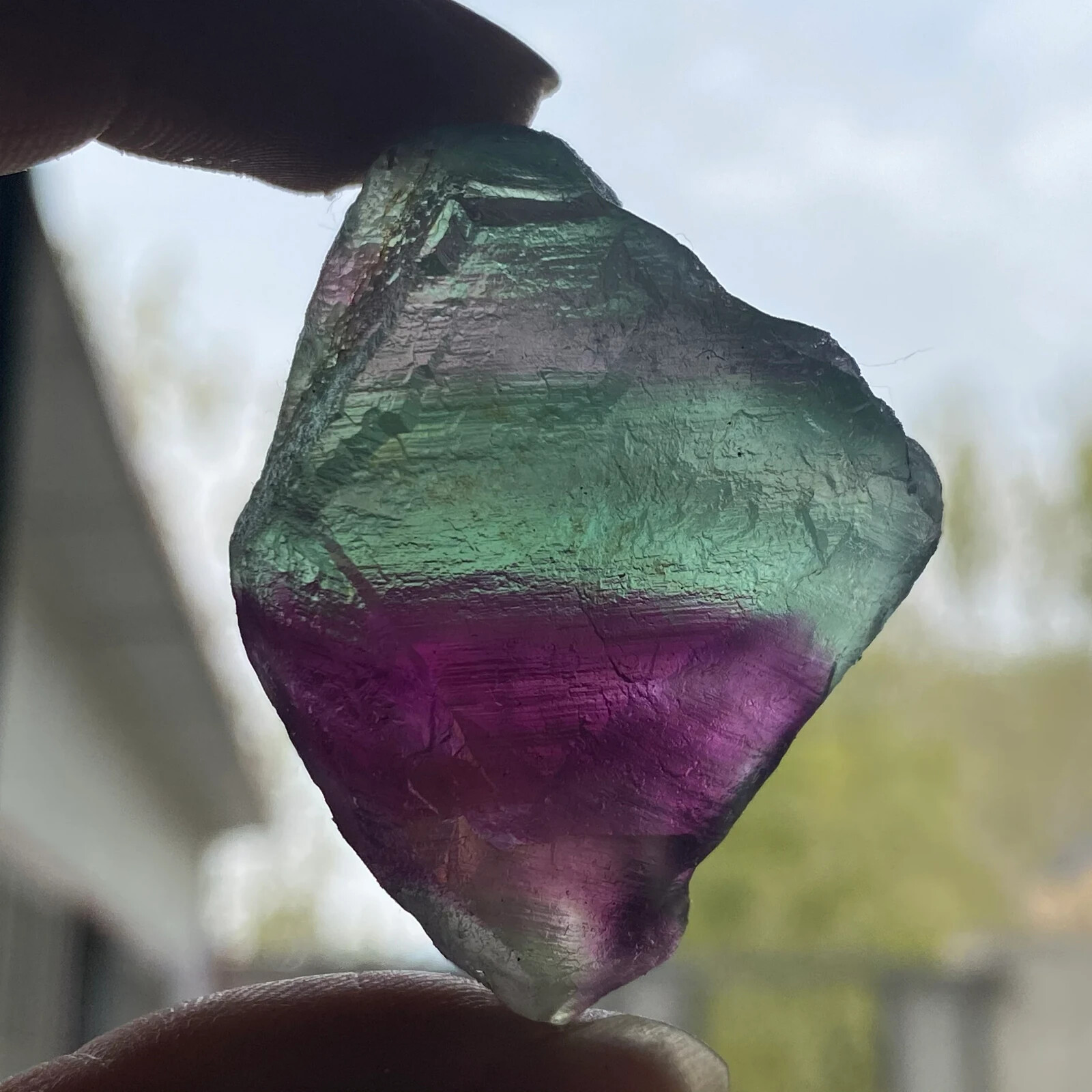 3PCS Raw Rainbow Fluorite Chunks Healing Rough Crystal Mineral Rocks Specimens