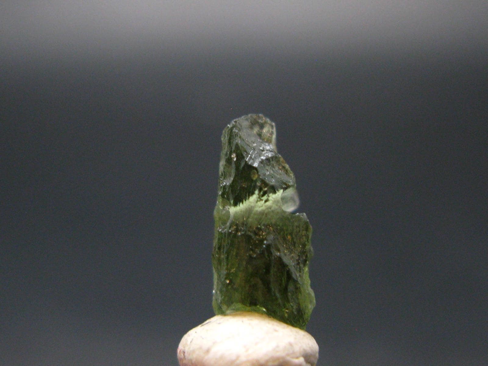 Moldavite Tektite Raw Bead from Czech Republic – 11 mm – 1.55 Carats