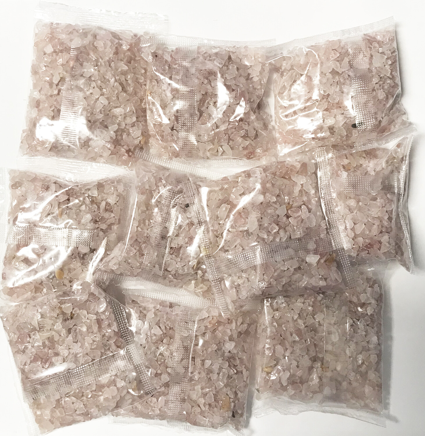 QUARTZ Rose XX-Mini (1/8″ to 3/8″) polished stones 1 lb.