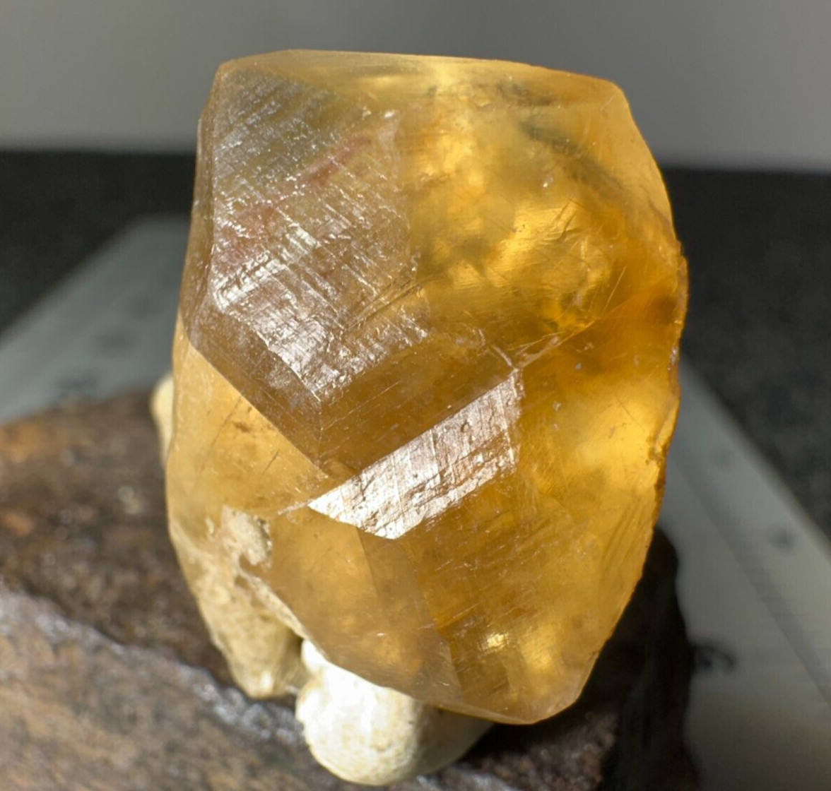 ➤1-1/4″ TWIN CALCITE CRYSTAL on Matrix -DeBolt Quarry Richmond Indiana VIDEO➤638