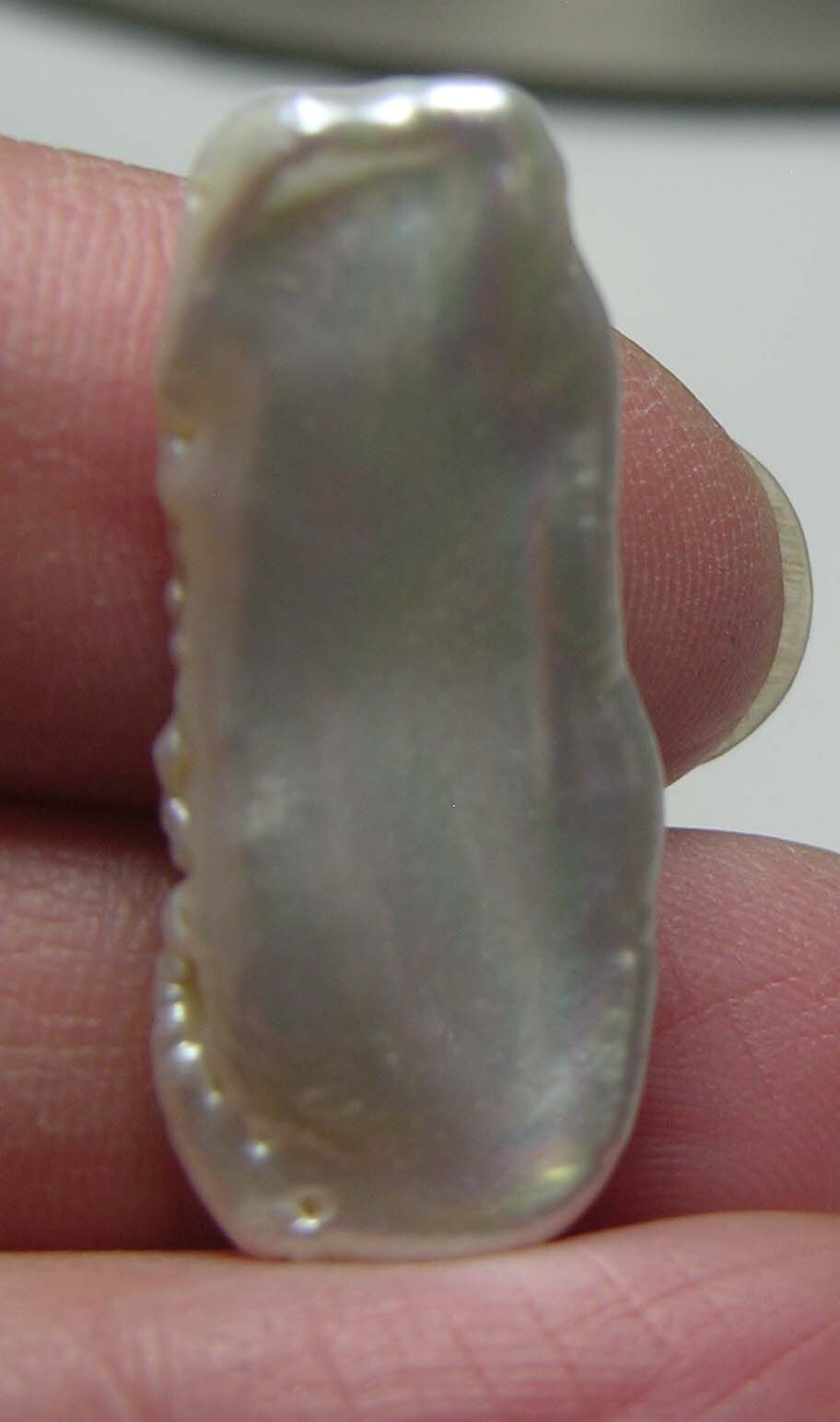 #4 Asia 100% Natural 10.05ct Raw Rough Uncut Pearl Crystal Specimen 2.00g 29mm