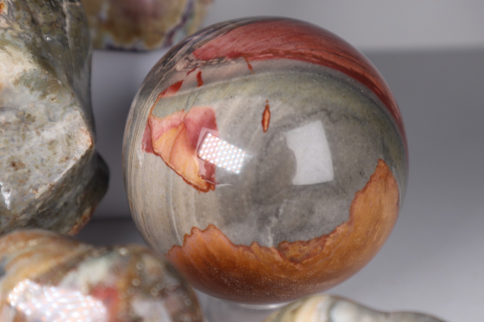 HUGE Polished JASPER CRYSTALS Collection – 12.5 lbs Mixed Sea Jasper Polychrome