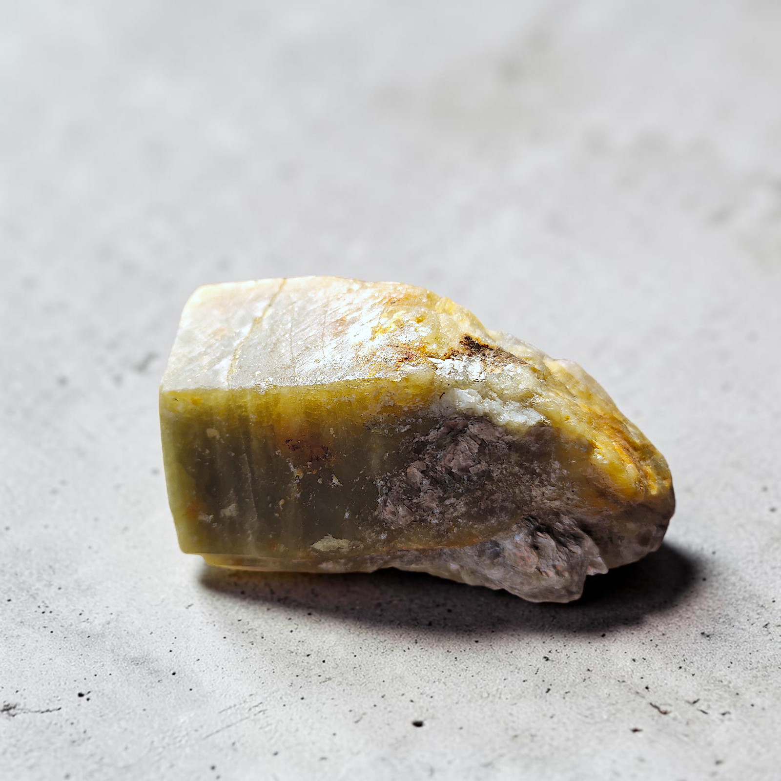 297g Natural Rough Heliodor Beryl Crystal Mineral Specimen Yellow Beryl India