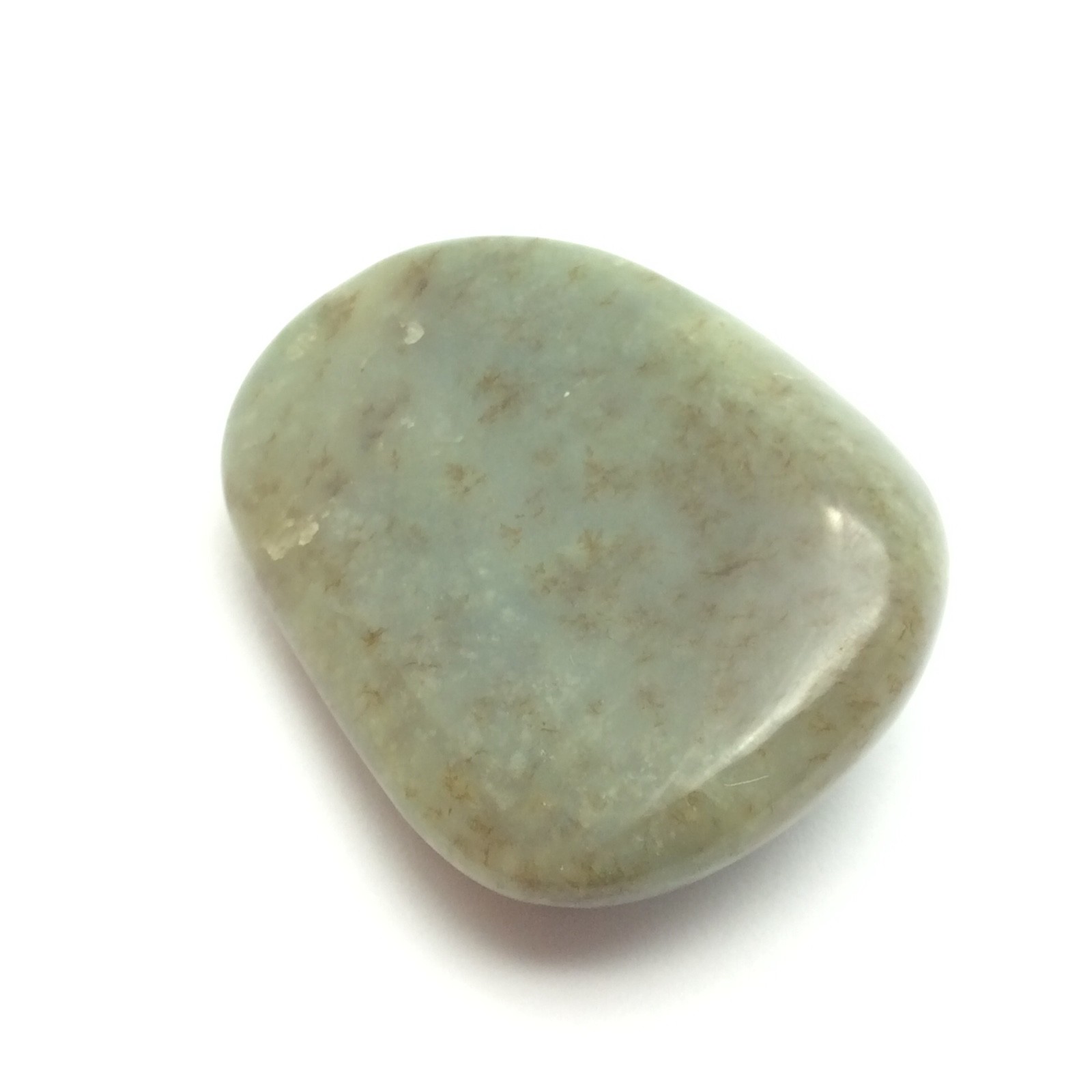 Siberian Jade Pebble Honey Green Nephrite Jade Vitim River Siberia Russia #15