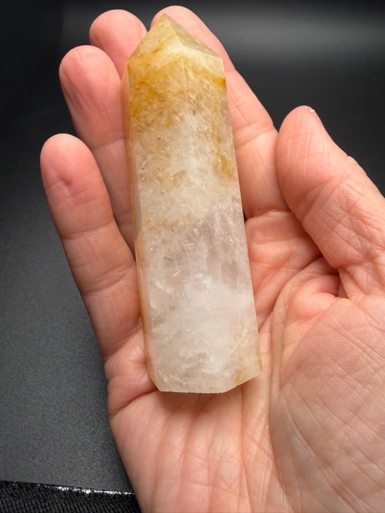 Golden Healer Tower 110g 3 1/2in high x 1 in wide Perfect Point
