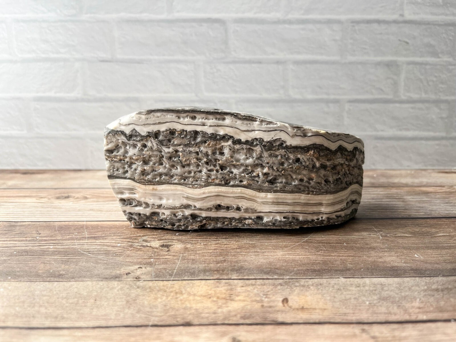 Zebra Calcite , 3 lb 14.2 oz Mexican Raw Rough