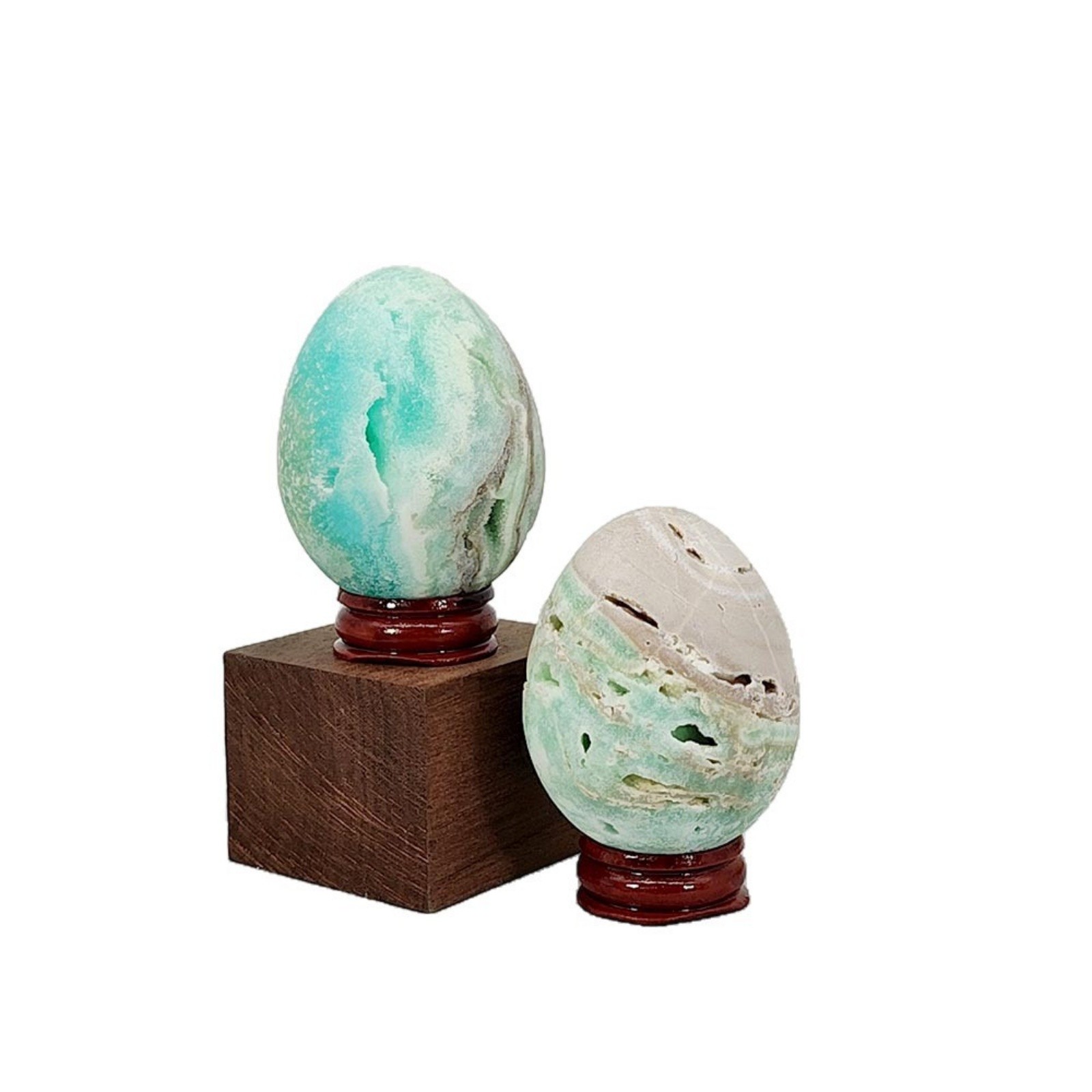 Natural Hemimorphite Crystal Egg Stone Mineral Specimen Home Decor