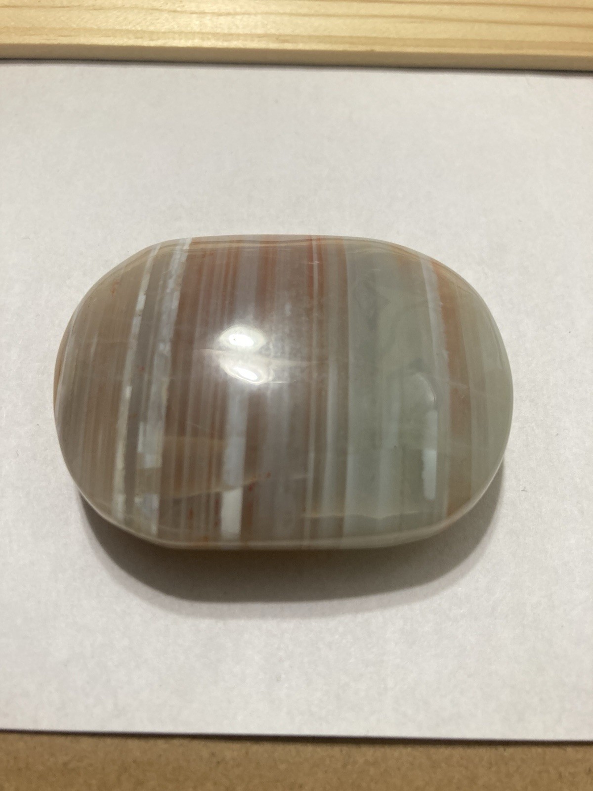 92G Banded Agate Multicolor Crystal Stone Quartz Crystal Large Mineral Specimen