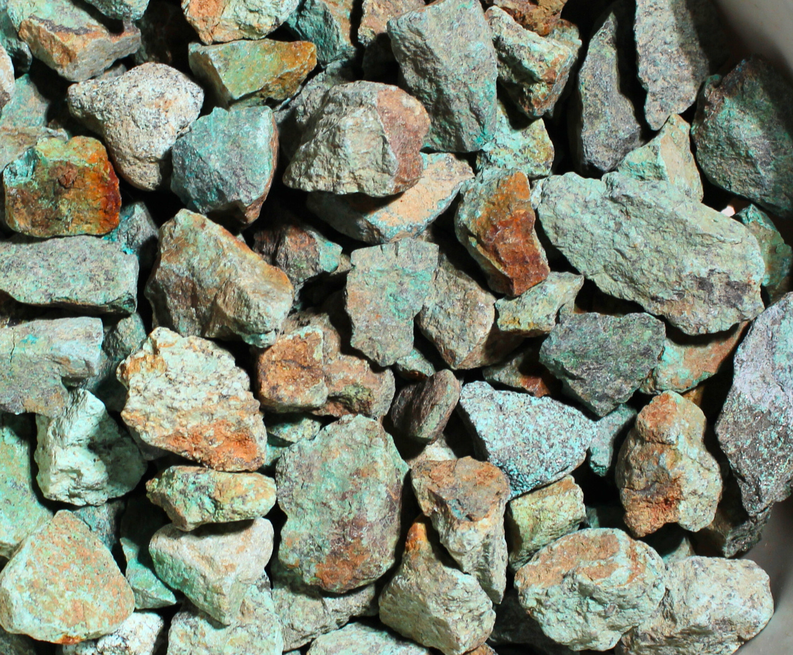 African Turquoise – Rough Rocks for Tumbling – Bulk Wholesale 1LB options