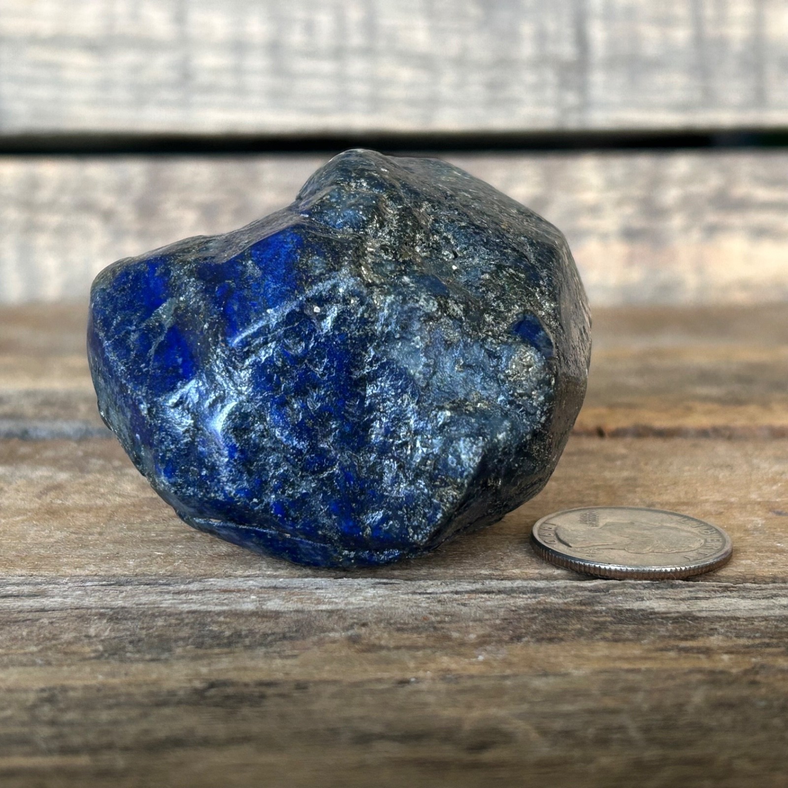 Lapis Lazuli Palm Stone Natural Blue Crystal 2.5 Inch Polished Freeform