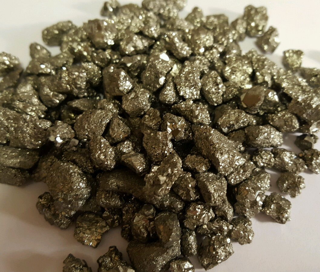 1/2 lb Iron Pyrite Extra Small Fools Gold Natural Chispa Crystal Mineral Gems