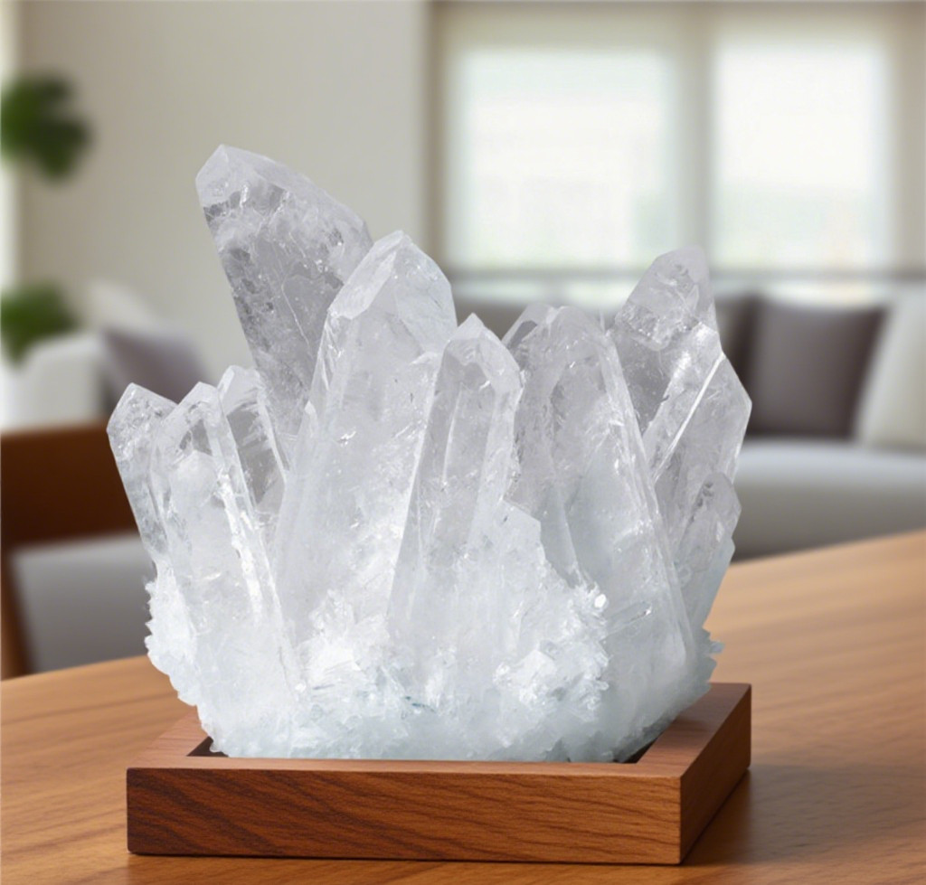 Rare Large Raw Clear Quartz Crystal Cluster Quartz Mineral Specimens Decor