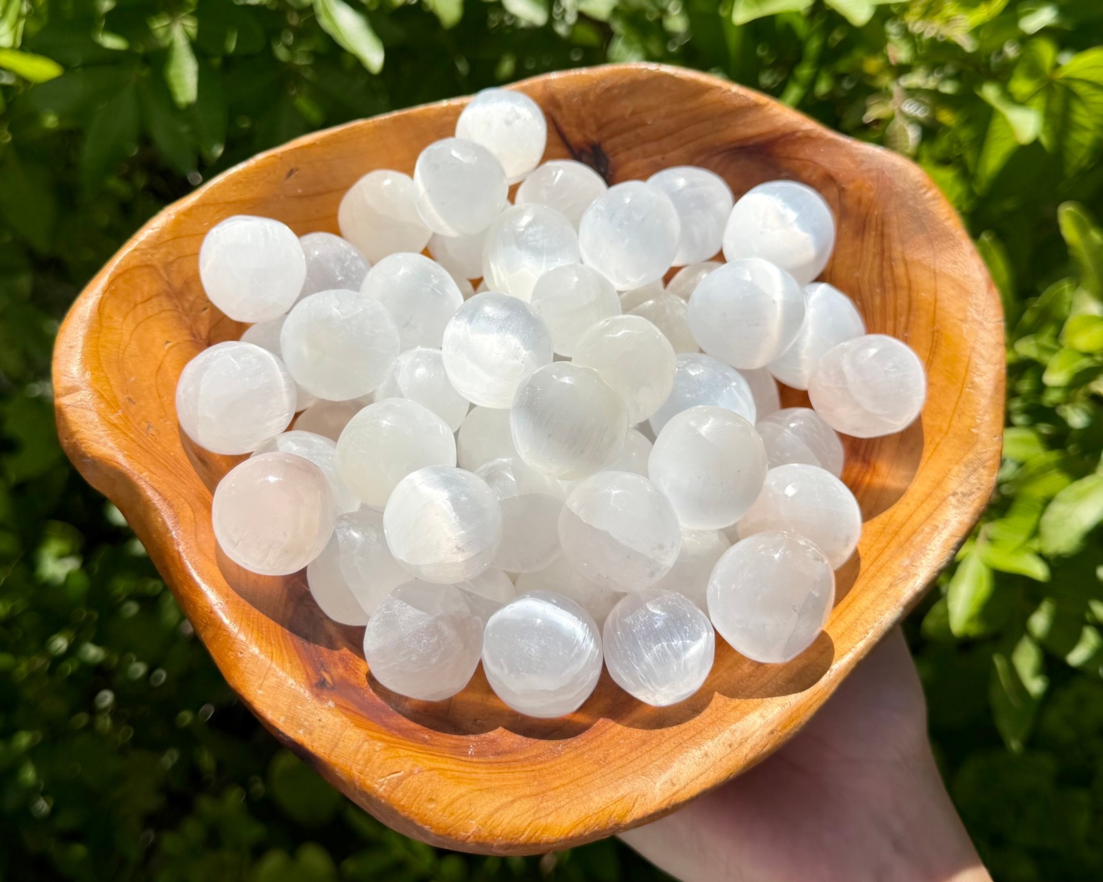 Selenite Tumbled Stones: Choose How Many (‘A’ Grade Polished Selenite Crystals)