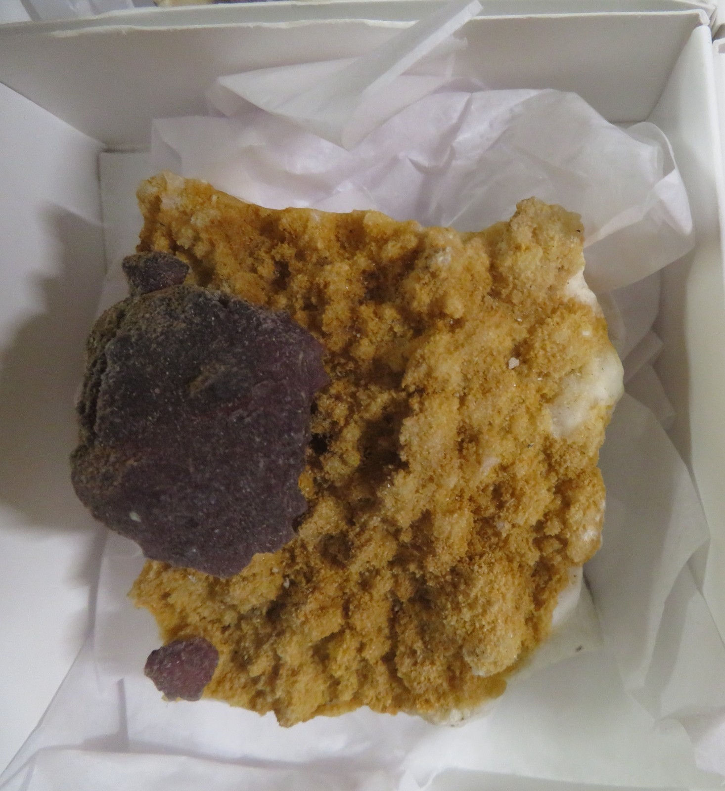 6 Piece Deep Purple Fluorite on Quartz Specimen Flat La Lupita Durango Mexico