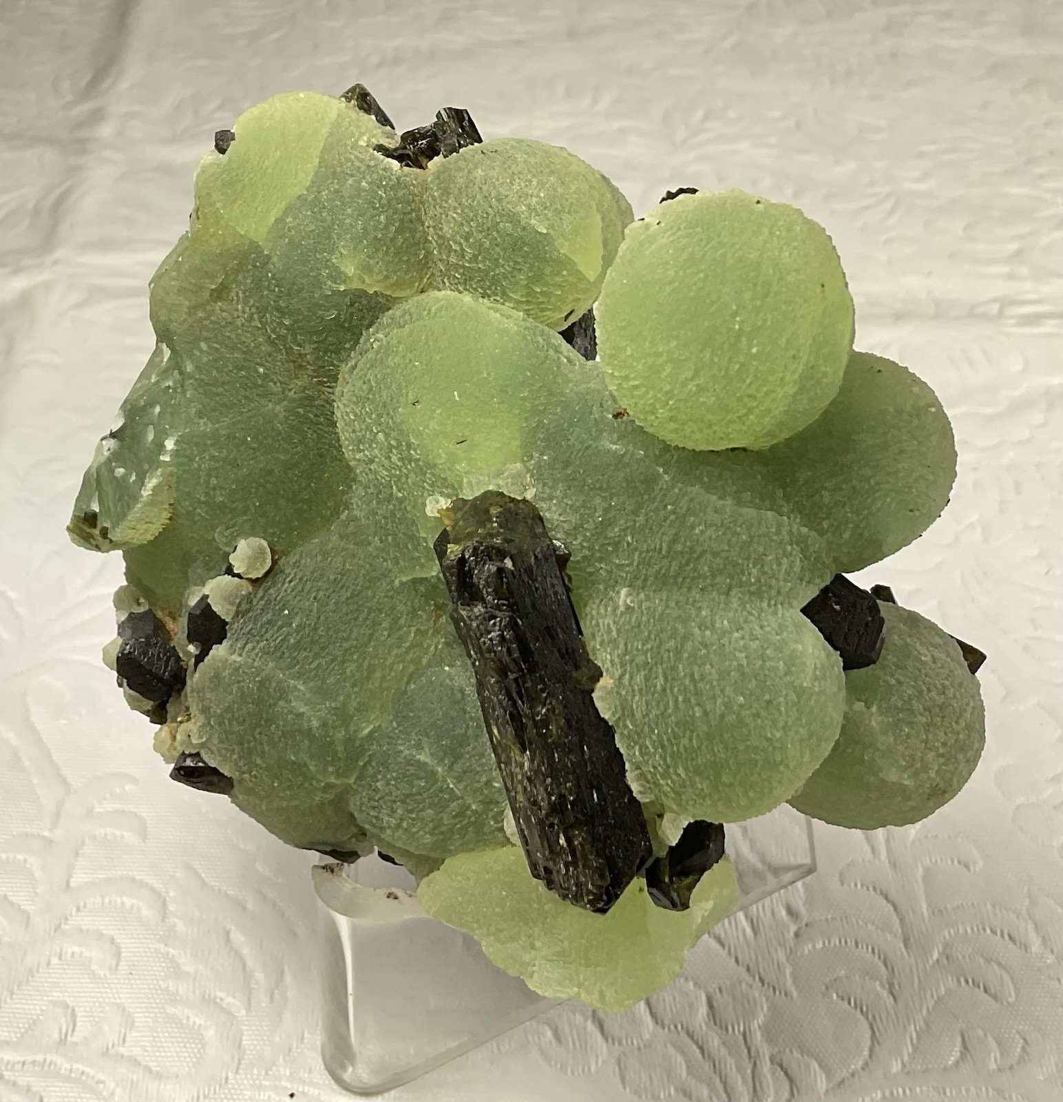 Botryoidal Prehnite and Epidote – Kayes Region, Mali, Africa.