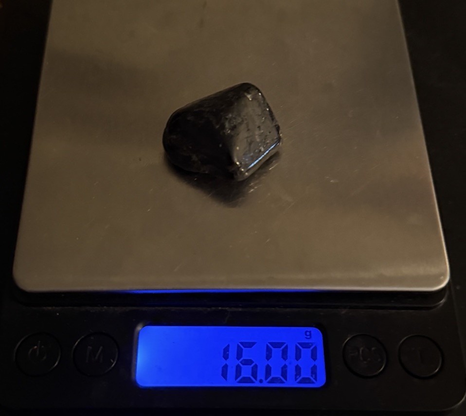 Nuummite Stone, Polished Nuummite, Greenland, Reiki, Energy Work, 16.00 Grams