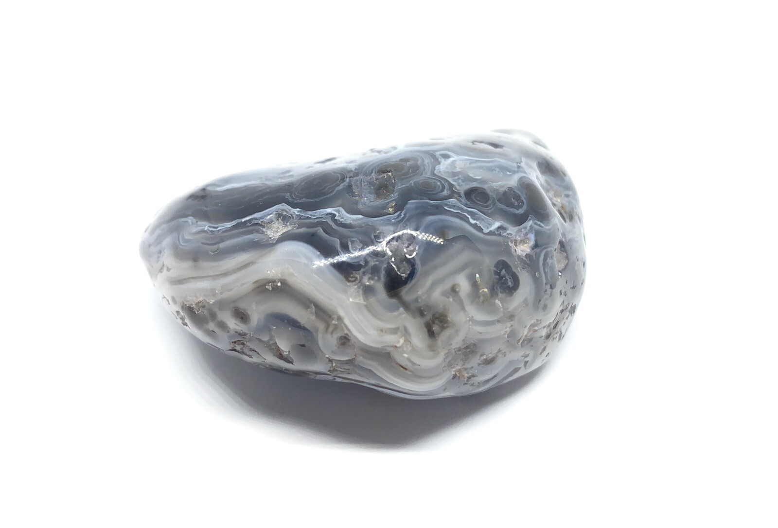 Agate Polished Stones From Brazil 3pcs 212g Total approximately 1 1/2in – 2in