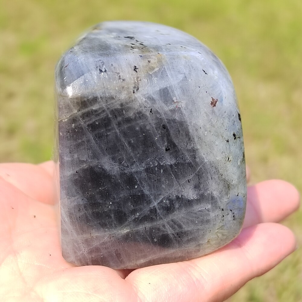 AAA+Natural Labradorite Quartz Crystal Spectrolite Mineral Specimen Healing 283g