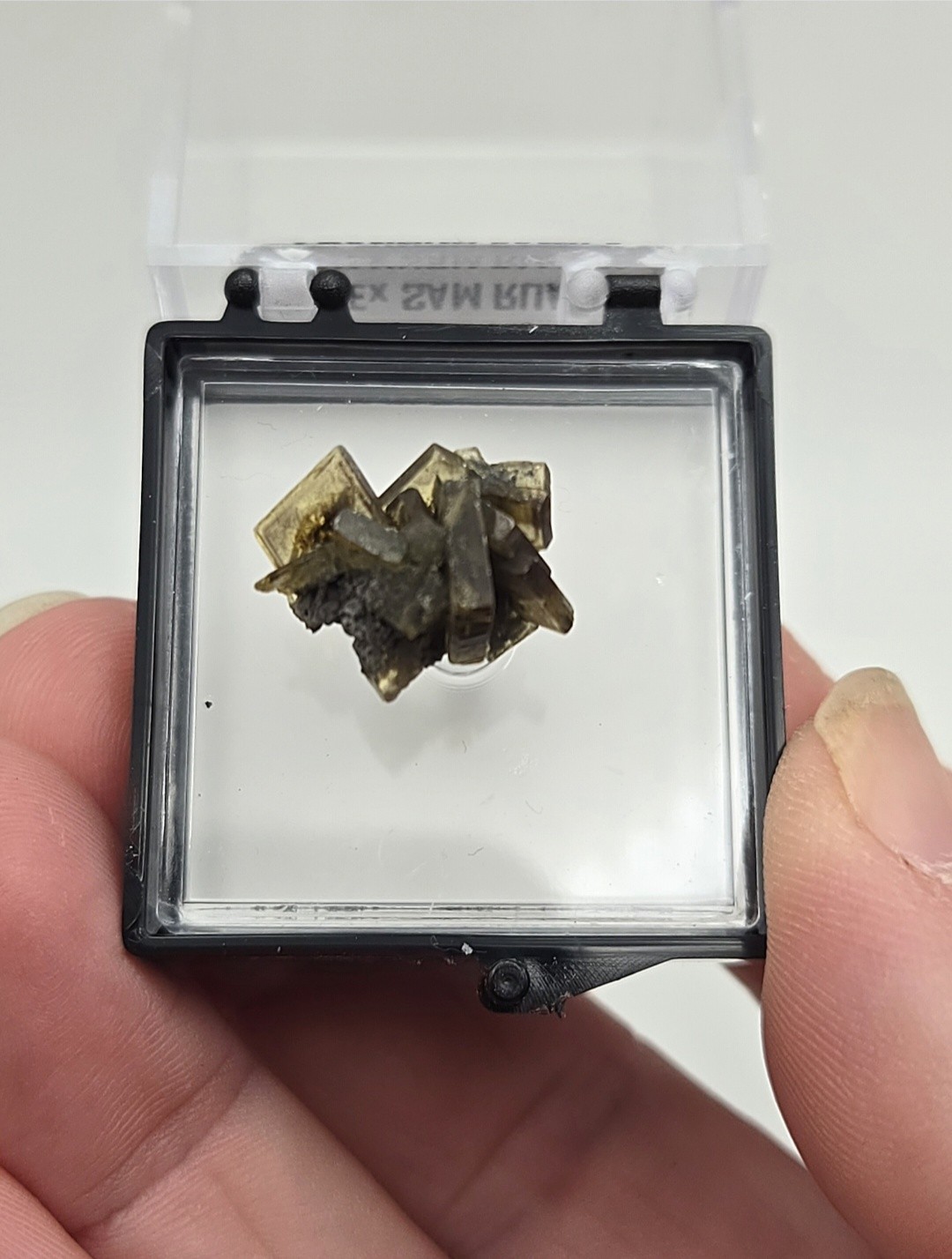 Barite Thumbnail Mineral Specimen – Magma Mine, AZ (laseal)